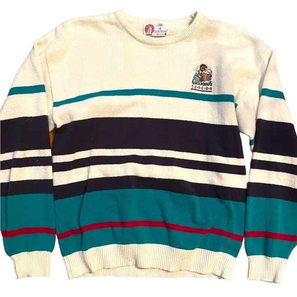 Isle of Cotton Sweaters - Isle of Cotton Made in USA vintage women’s sweater from Groundhog Tavern size L